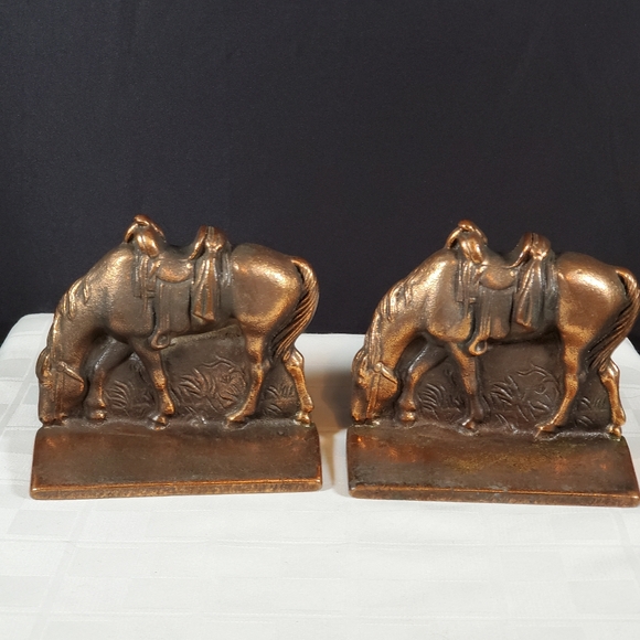 Vintage Copper Bookends - Picture 1 of 5